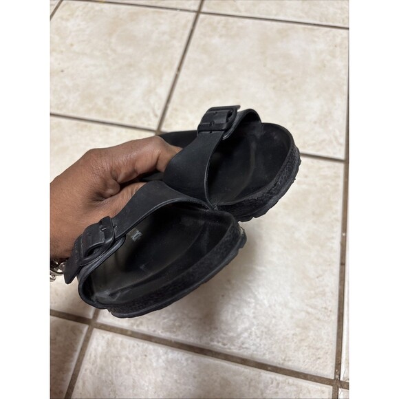 Birkenstock Madrid Essentials EVA Black Sandals Plastic Rubber 37 US 7 - Picture 5 of 5